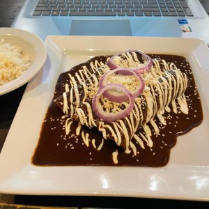 Mole Enchiladas