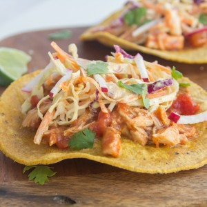 Tostada de Tinga