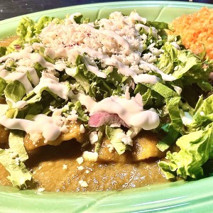 Enchiladas verdes